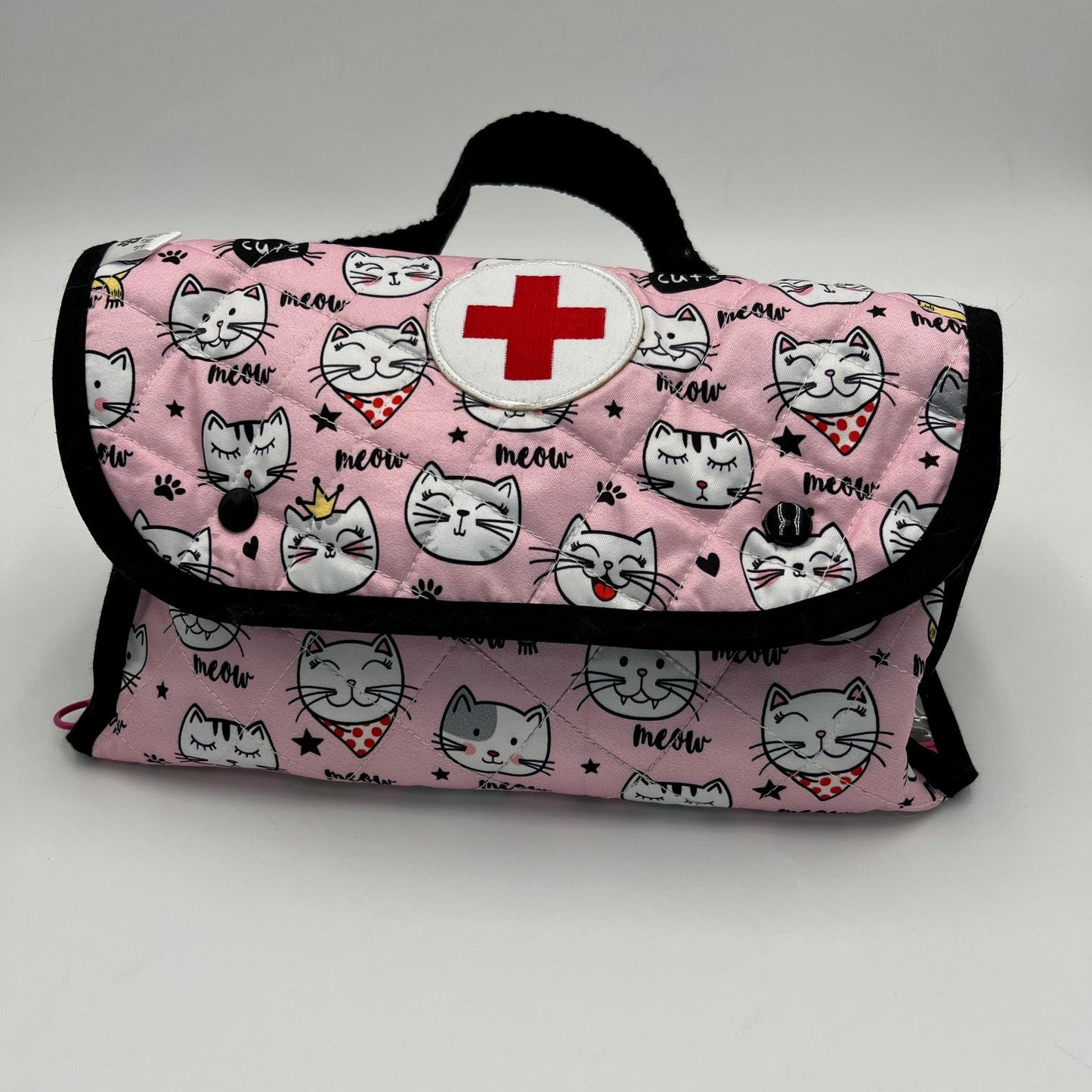 CAT RESCUE - Trousse premier secours meow cat rose