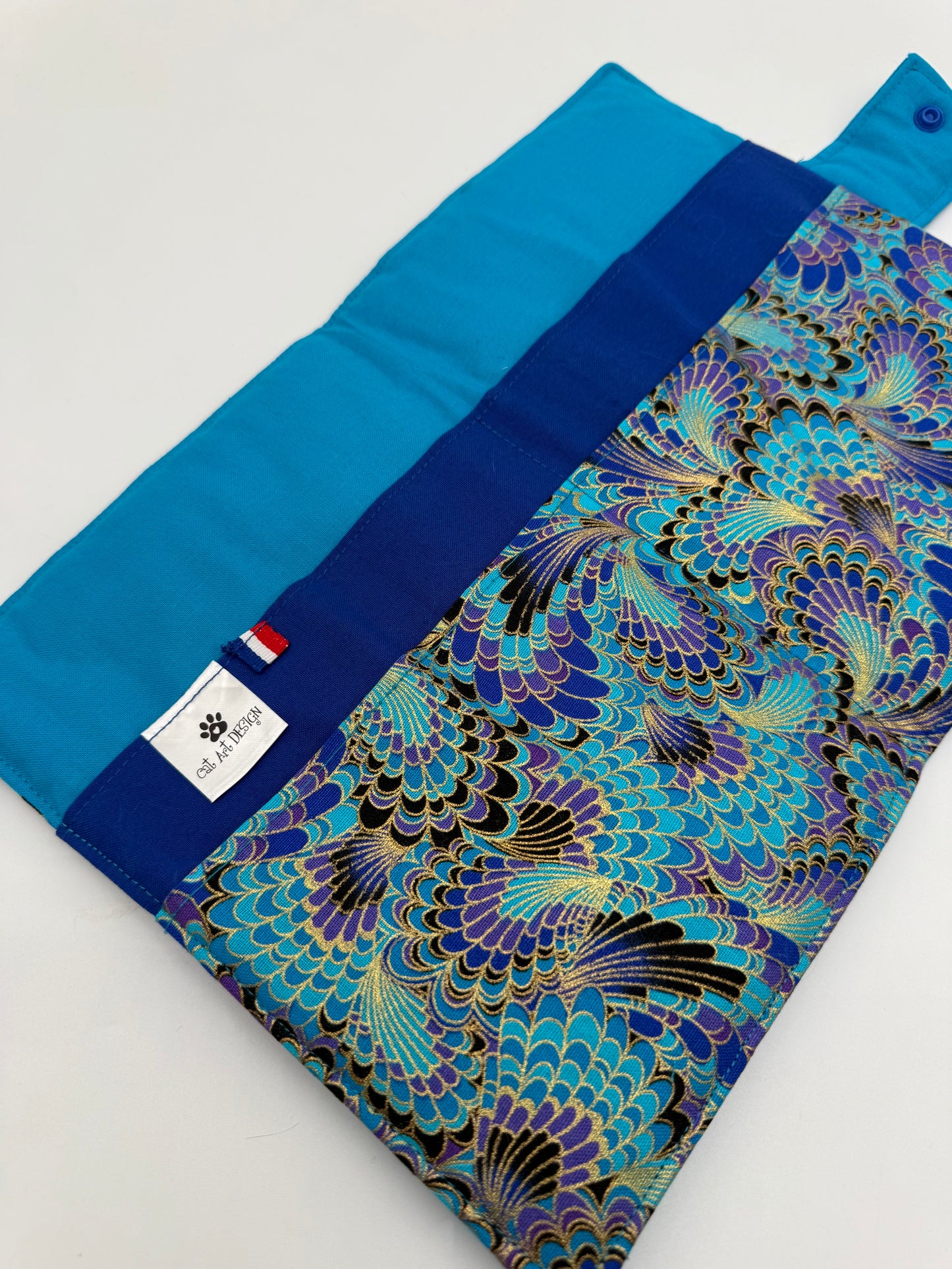 POCHETTE FREYJA - Katori turquoise/violet/bleu