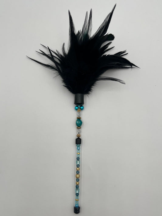 PLUMEAU BIJOU - Collection perle G turquoise