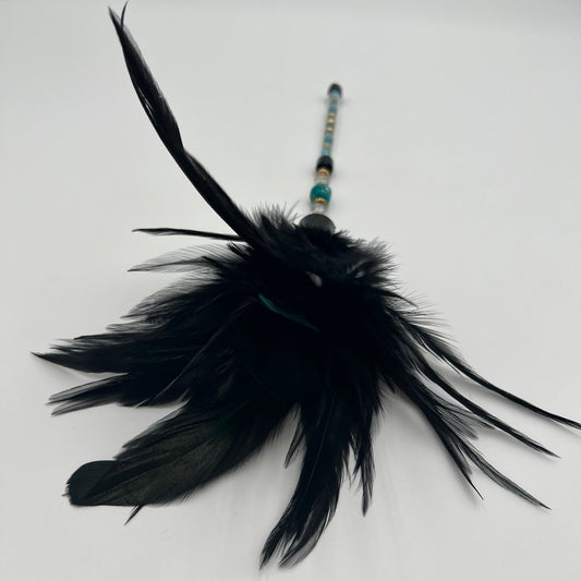 PLUMEAU BIJOU - Collection perle G turquoise