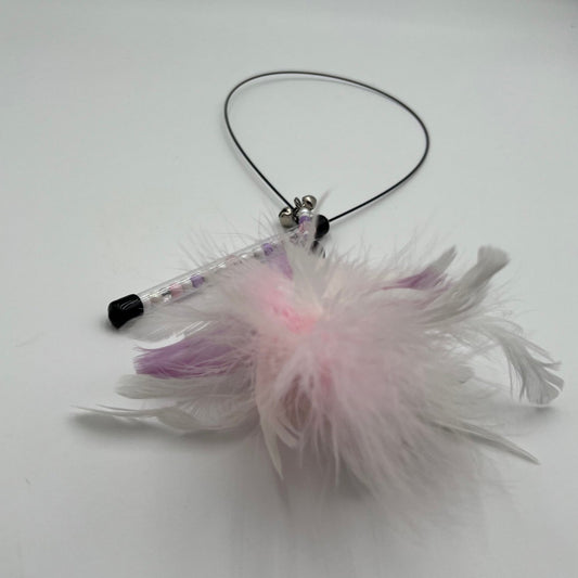 PLUMEAU SWING - Blanc & pastel