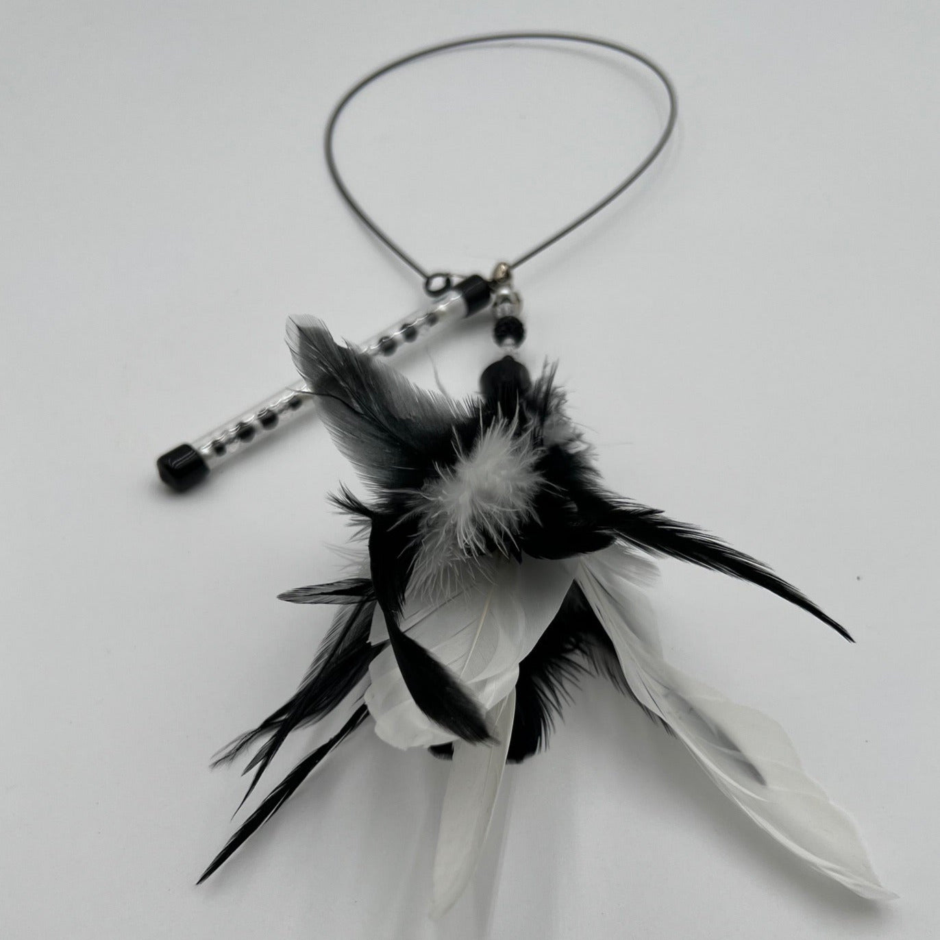 PLUMEAU SWING - Noir & blanc