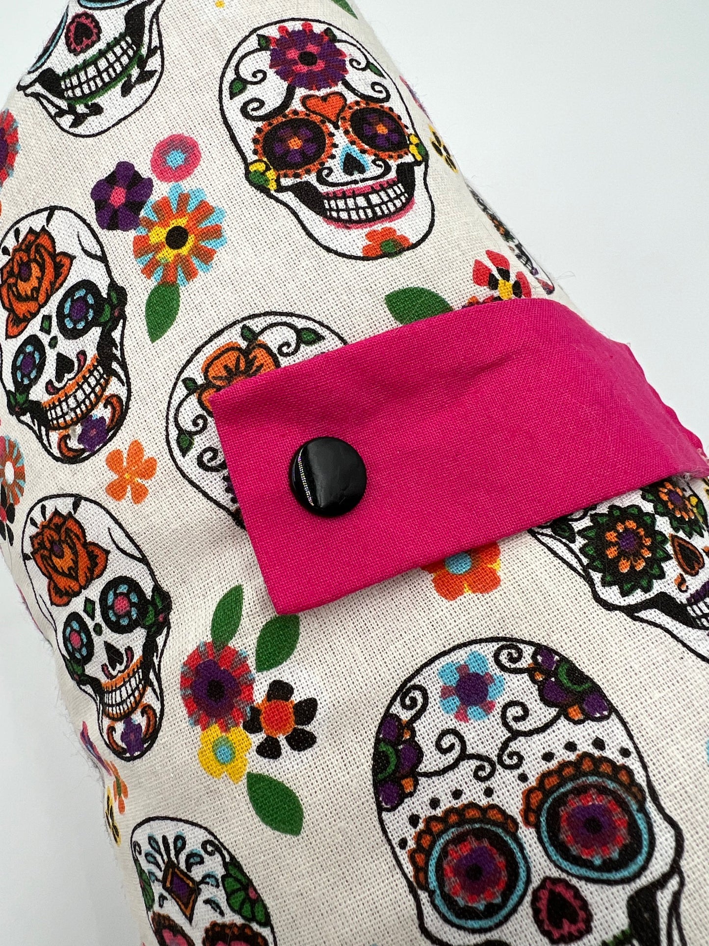 TAPICHA NOMADE calavera fushia