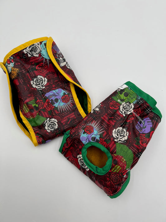 CULOTTE anti marquage Skull rouge