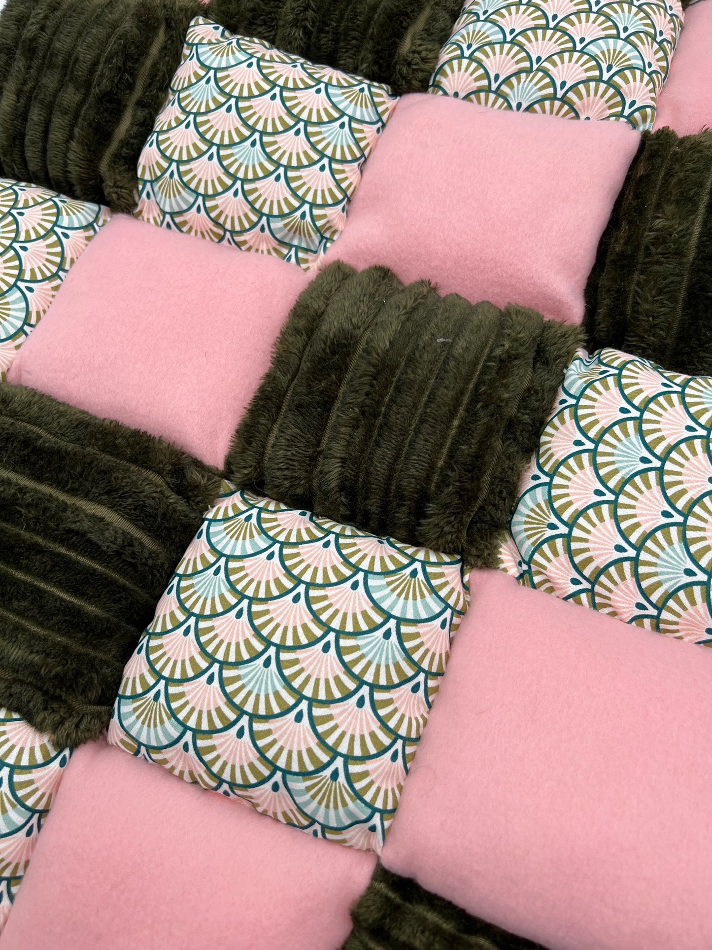 TAPIPUFF 50 X 70 cm Shell rose