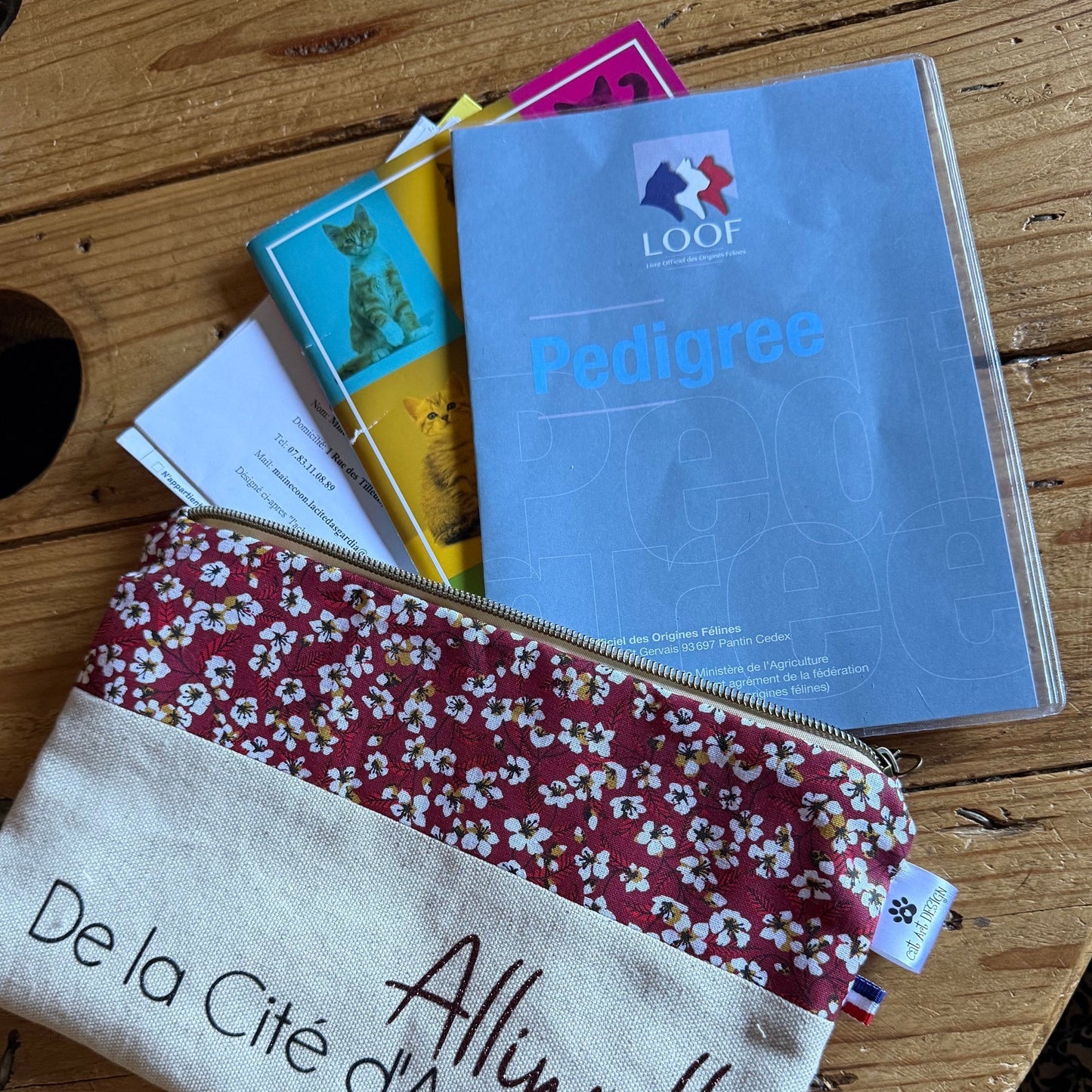 DOCUMENT POUCH - Liberty pink/mauve