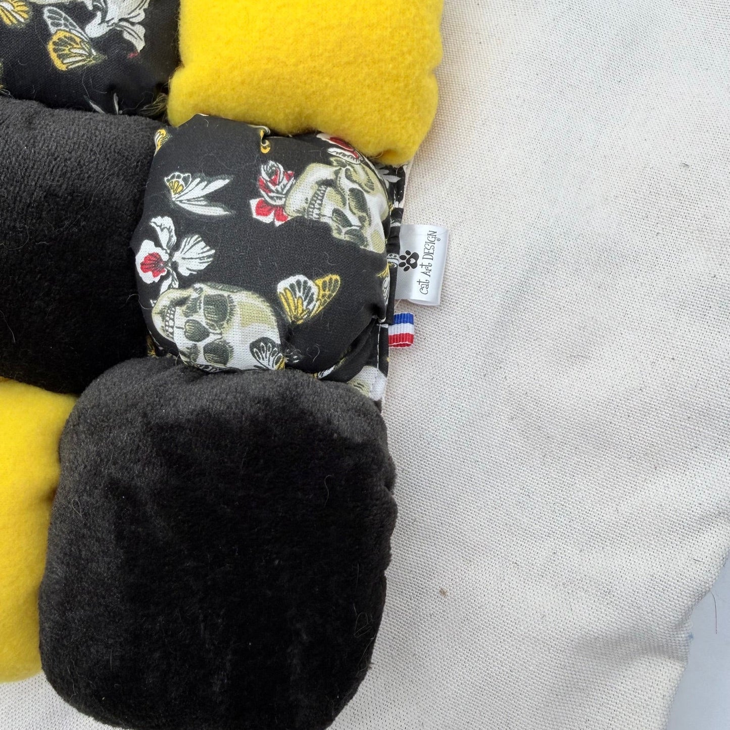 TAPIBOOL RM Skull jaune - Collection Raven & Bones
