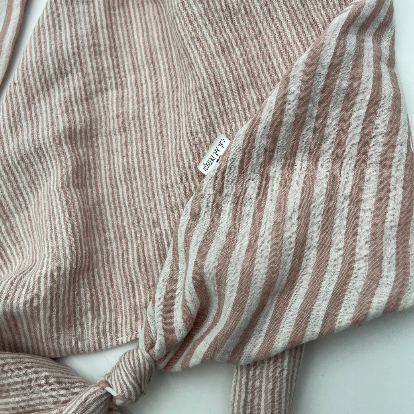 🐰 CRAZY LAPINOU - Doudou géant tout doux rayure rose ou vert