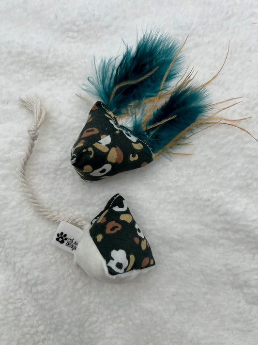 DUO BERLINGO Léopard vert