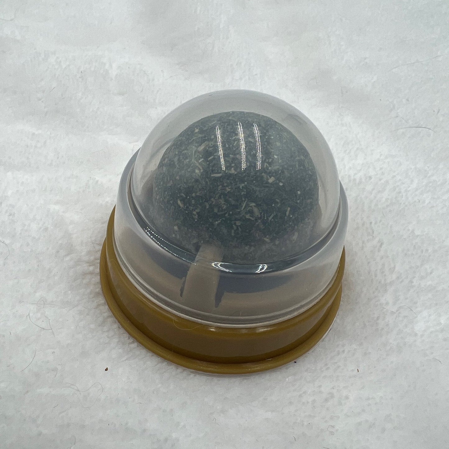 BALLE ROTATIVE D'HERBE A CHAT -  Compressée avec Socle Adhésif