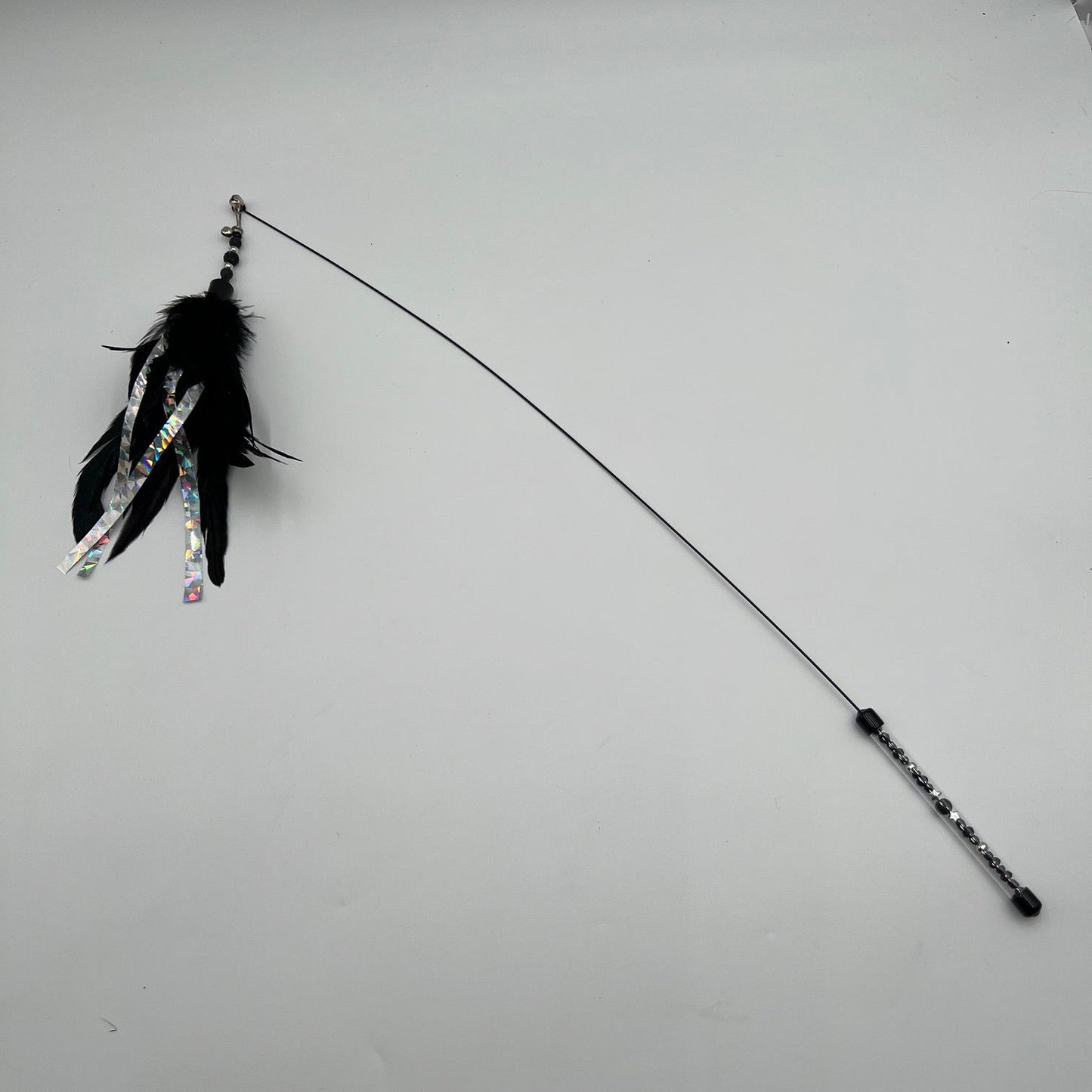 PLUMEAU SWING - Noir & argent