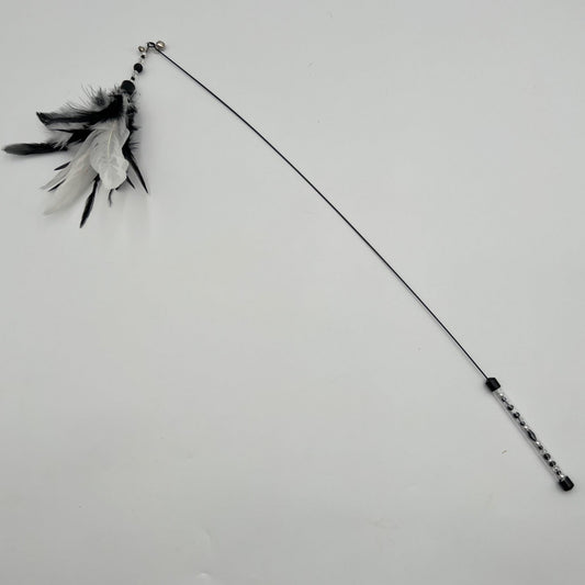 PLUMEAU SWING - Noir & blanc