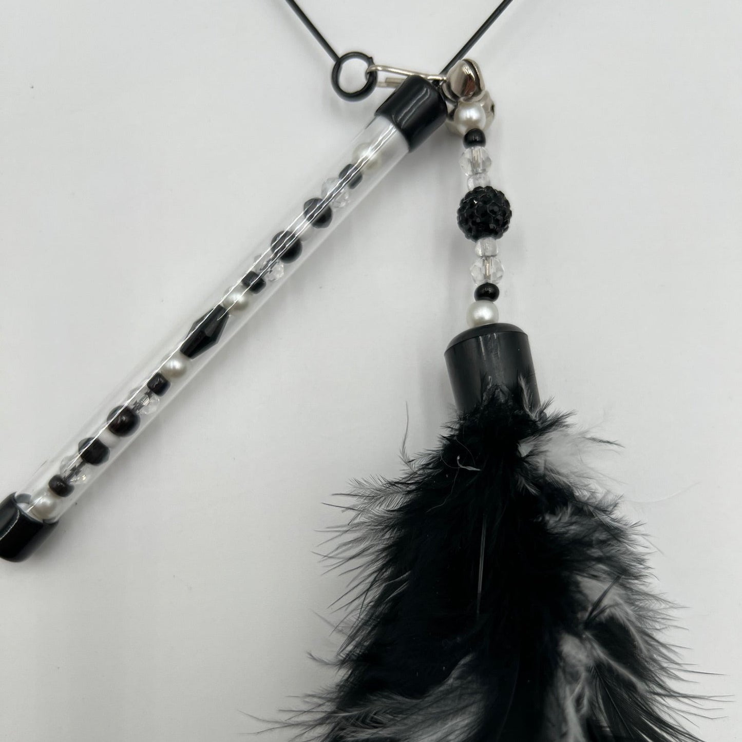 PLUMEAU SWING - Noir & blanc