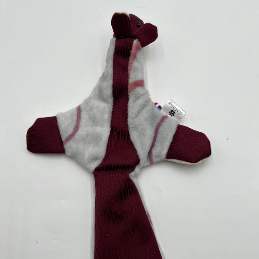 RATAPLA PREMIUM - Jouet sensoriel ST Felix gris coeur prune