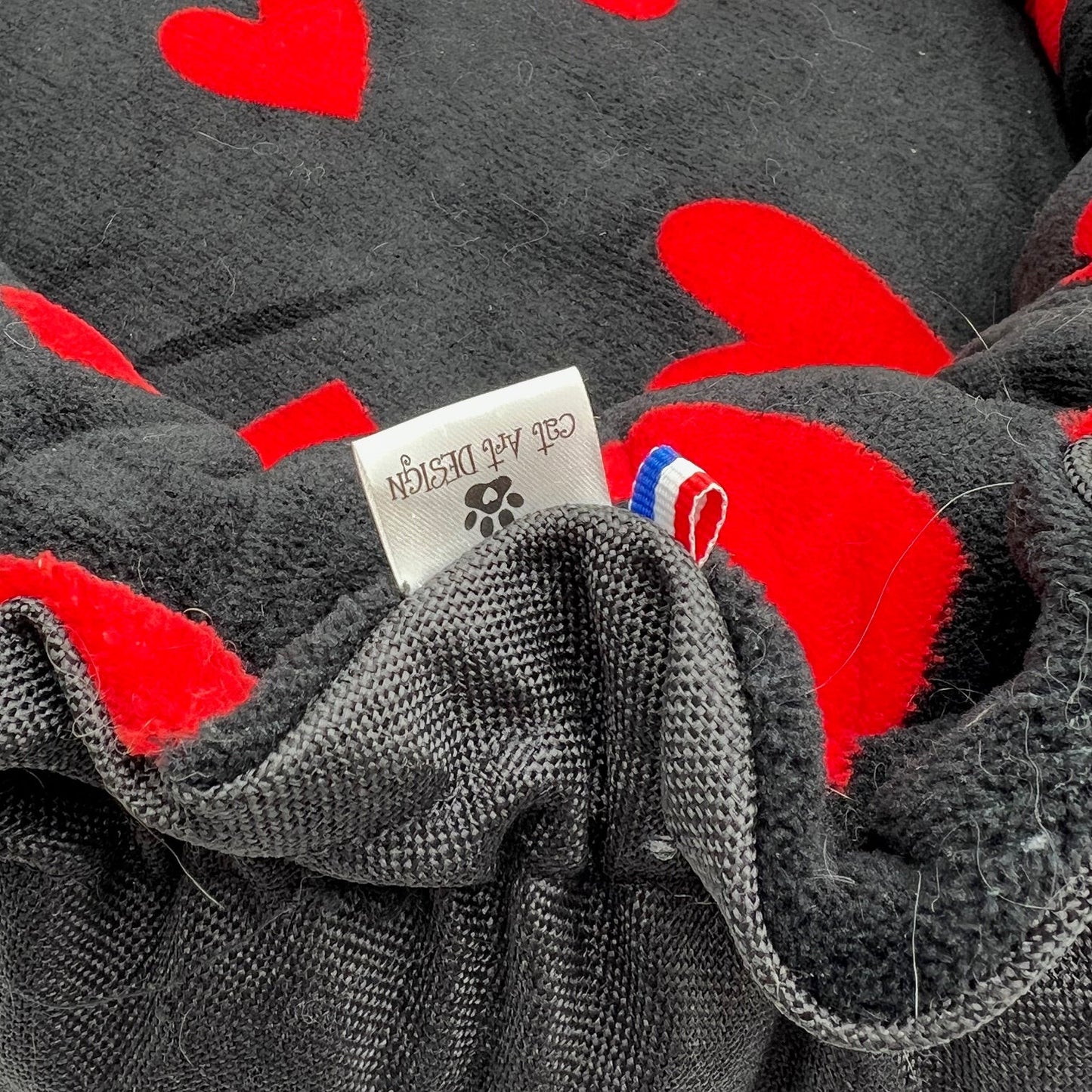 ROSALI St Felix black heart Cushion