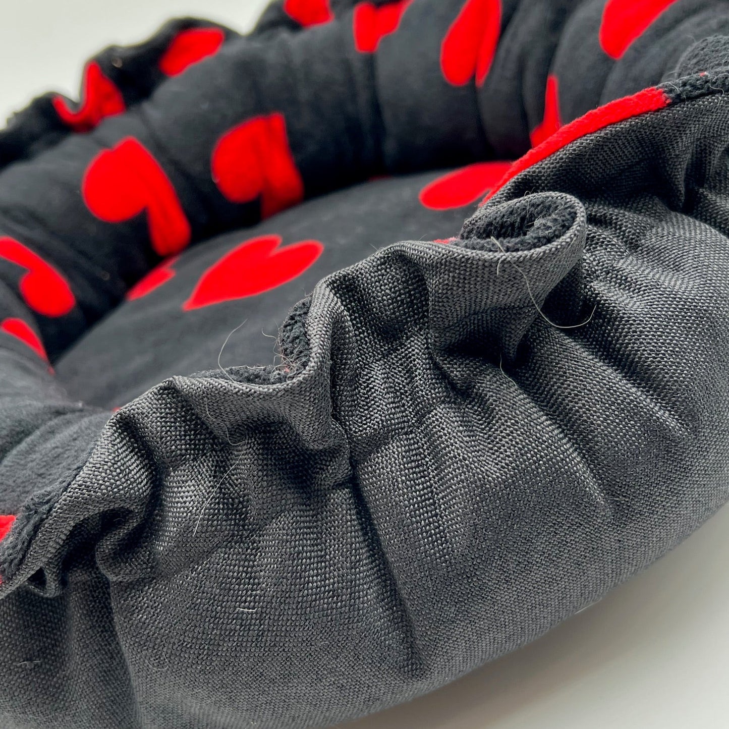 ROSALI St Felix black heart Cushion