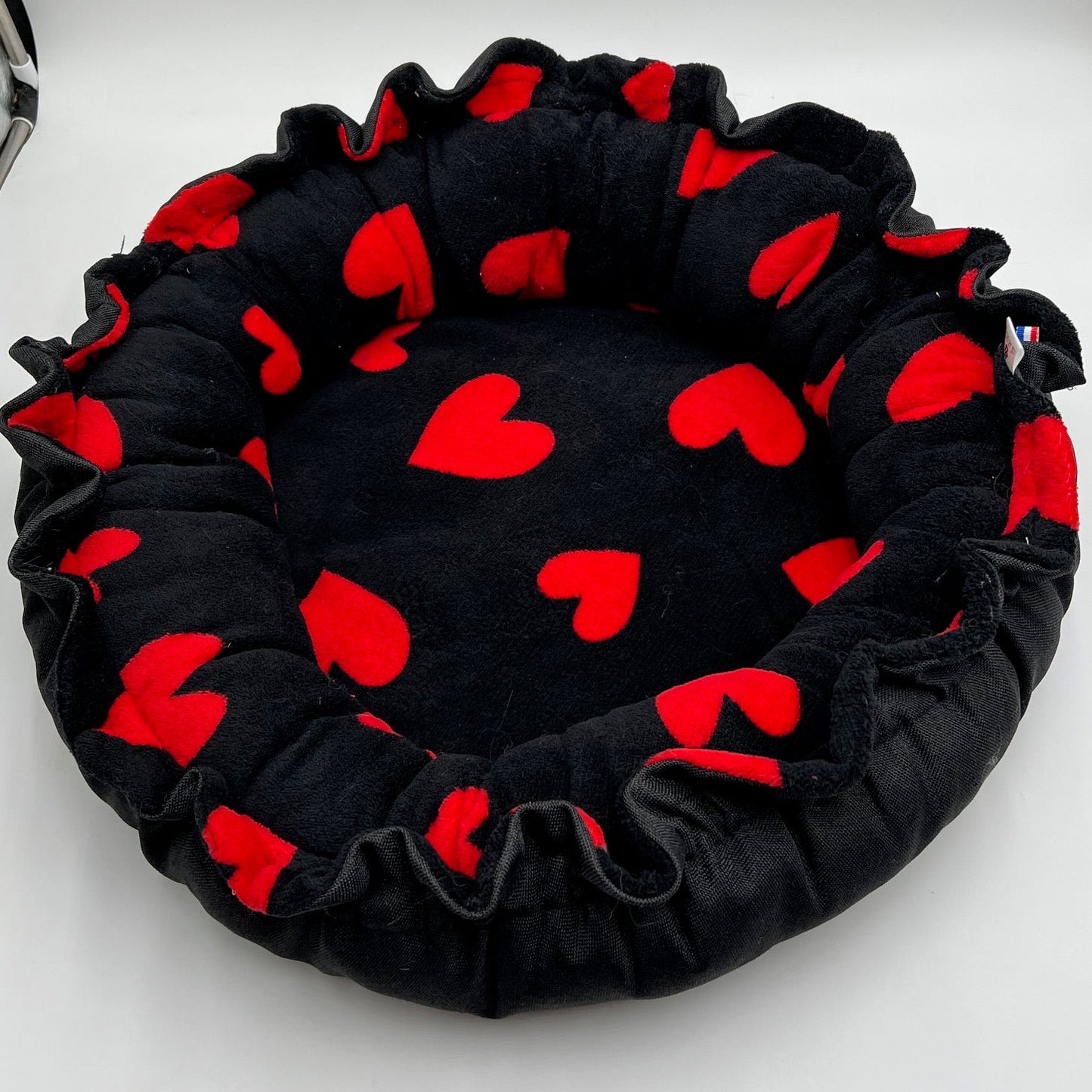 ROSALI St Felix black heart Cushion