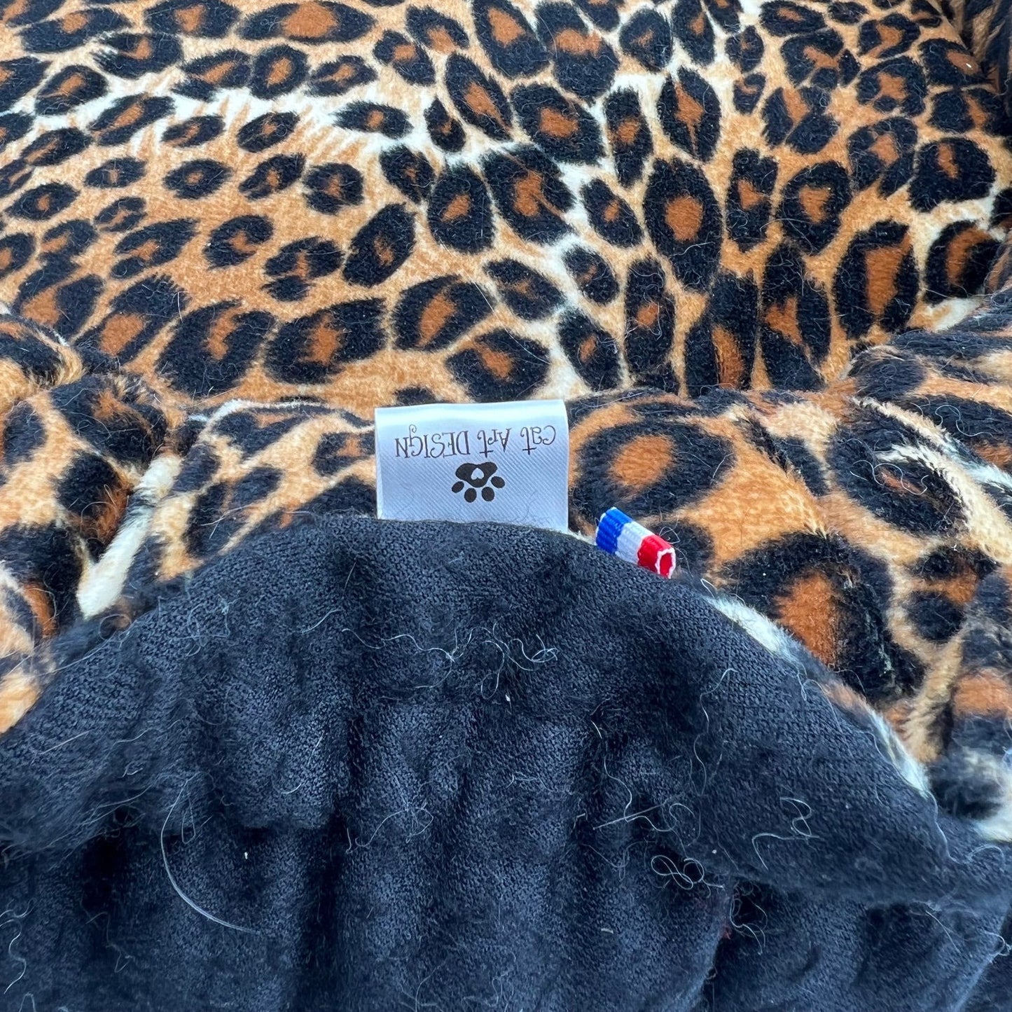 ROSALI Leopard velvet cushion