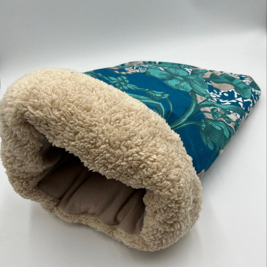 SNOOZCAT - Vintage floral bleu / Beige M ou  L