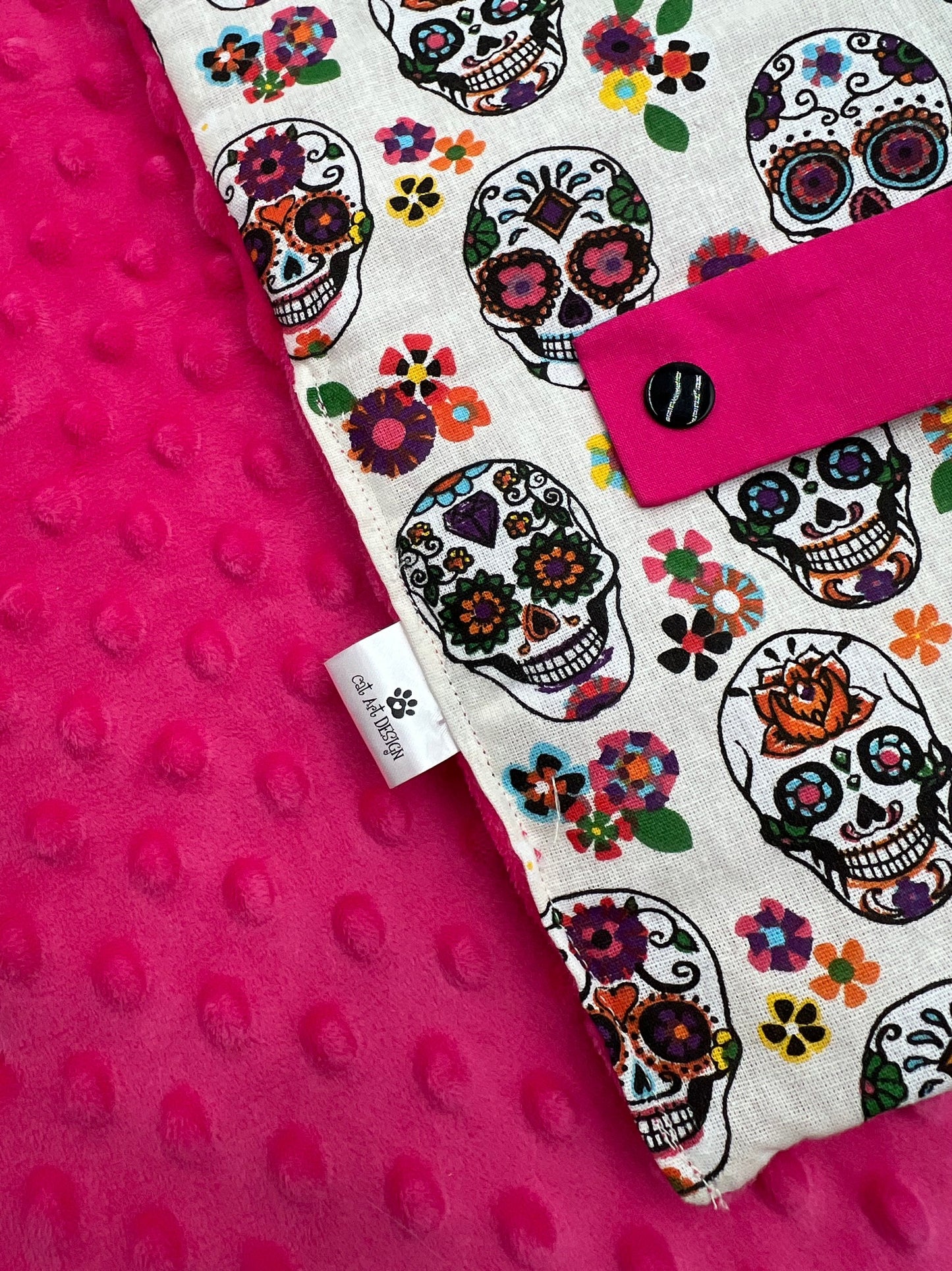 TAPICHA NOMADE calavera fushia