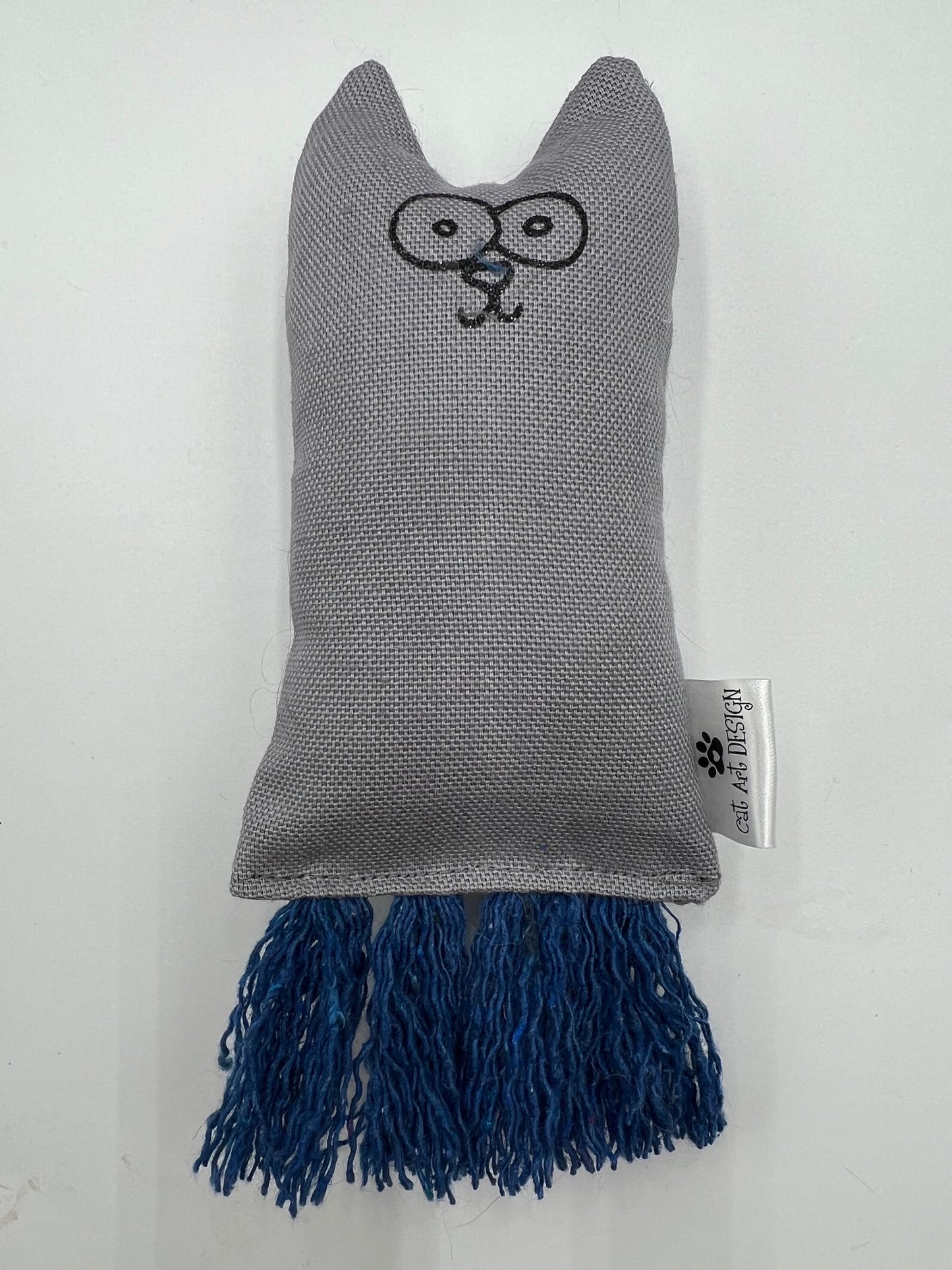 TIMINOU - Petit chat malin à l'herbe à chat gris