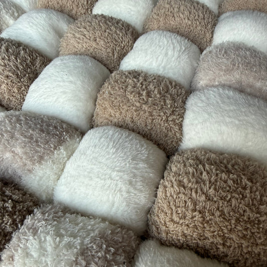 Tapis BLOOMY plus CM -  Bouclette nude - Collection Pure Solft