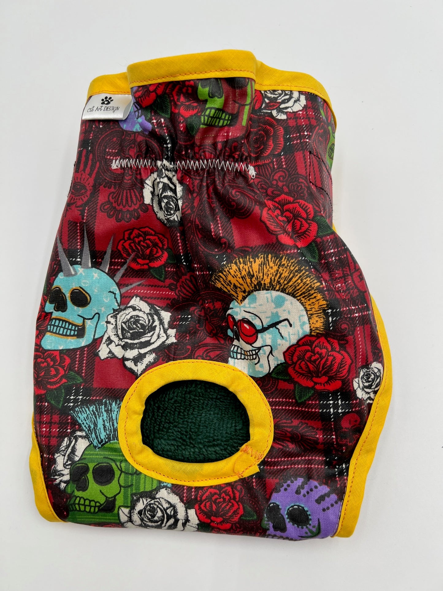 CULOTTE anti marquage Skull rouge